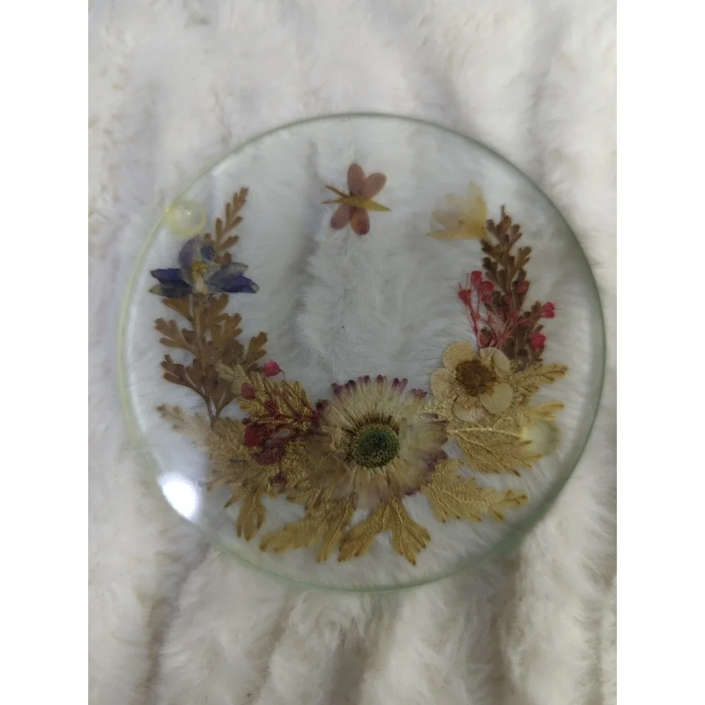 Set Of‎ 8 Round Acrylic Coasters 4